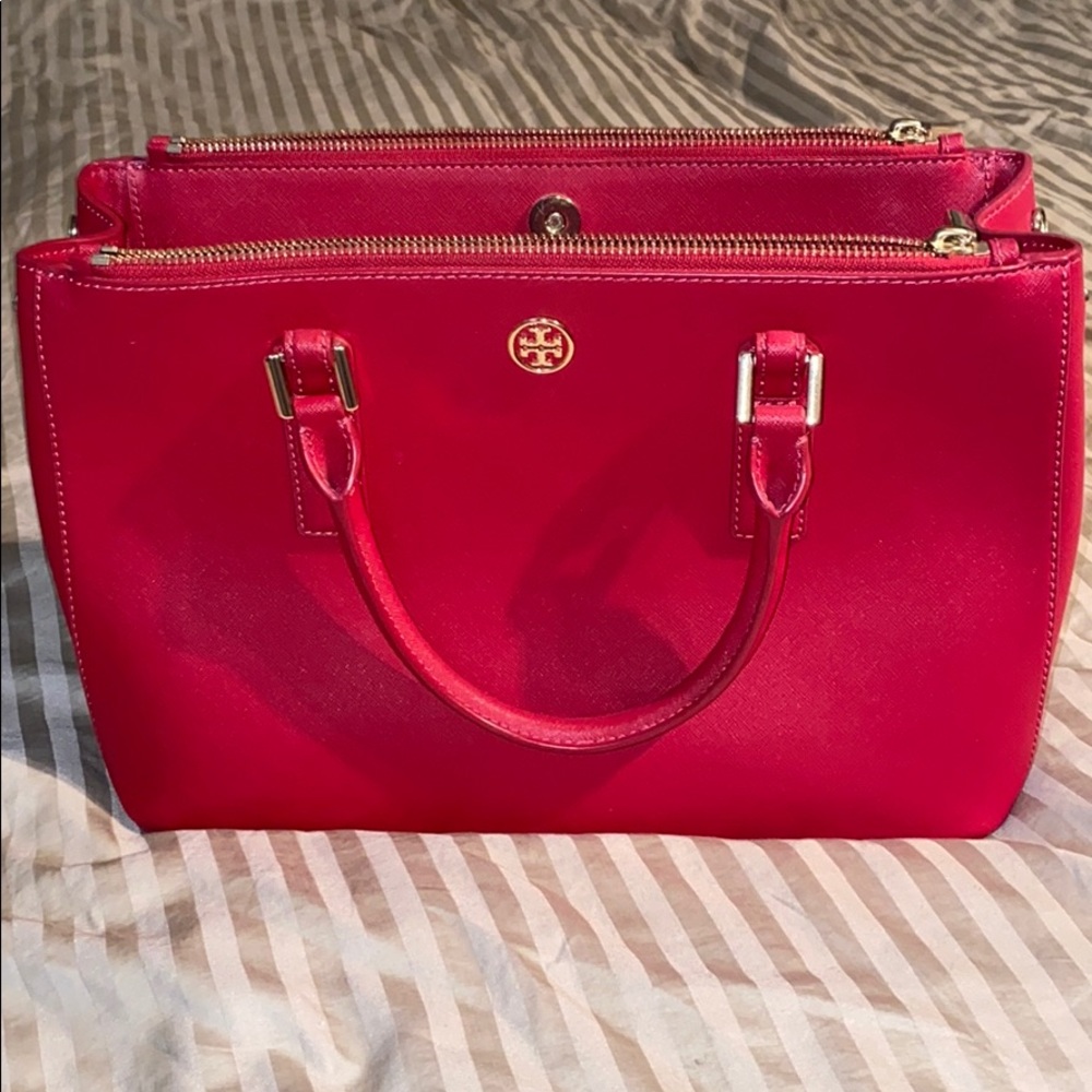 Red Tory Burch women bag
